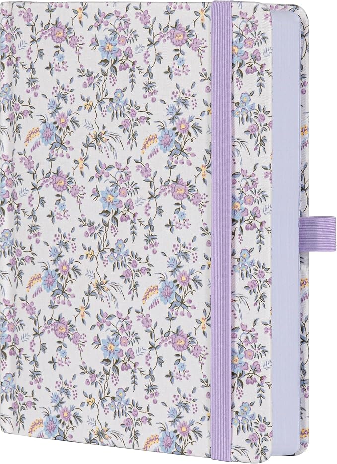 TIEFOSSI Lined Journal Notebook for Women, A5 College Ruled Notebook for Writing, 316 Numbered Pages Thick Paper, Daily Journal, for Work Home School, Note Taking, Business, 8.4 X 5.8 In
