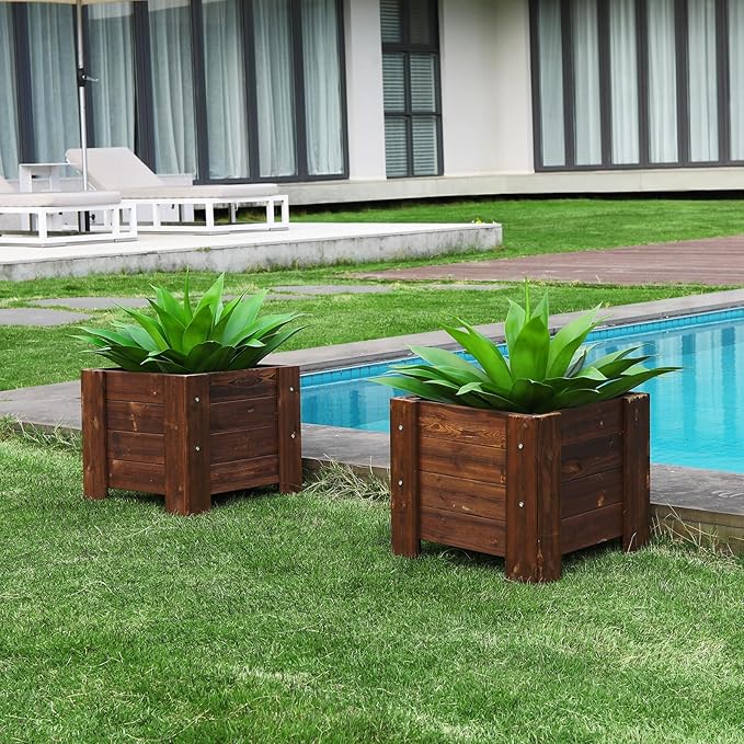 Artificial Plants Fake Agave Succulent Plant 28 Inch Big Size Faux Succulents Stems for Indoor Outdoor Realistic & Natural Home Decor Plants for Office Housewarming