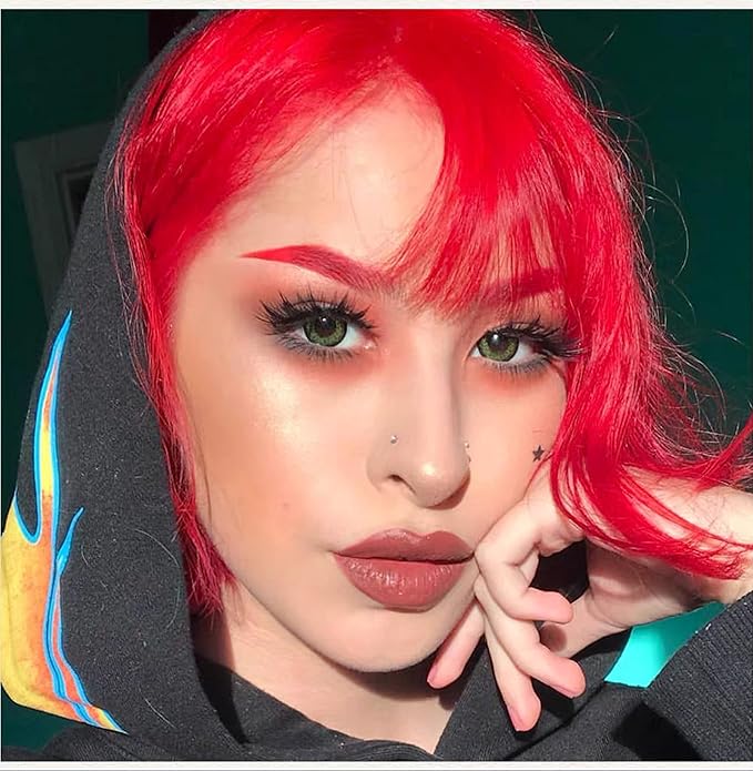 MAEPEOR 12 Colors Eyebrow Pomade Full-pigmented Long Lasting Waterproof Eyebrow Cream Gel Filling & Shaping Tinted Eyebrows Enhancers with Brush for Daily or Party (07 Bright Red)