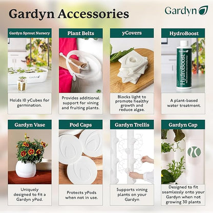 Gardyn Caps for Your Gardyn Hydroponics Growing System & Indoor Garden - Perfect Solution for a Cleaner & More Beautiful Garden - Must-Have for Growing Fewer Than 30 Plants - 5 Pack, Red Amaranth