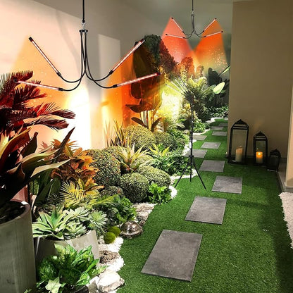 LED Grow Lights for Indoor Plants,LED Plant Grow Light with Stand,Led Full Spectrum,10 Dimmable Levels,3 Modes Timing,Tripod Adjustable 15-72 inch.
