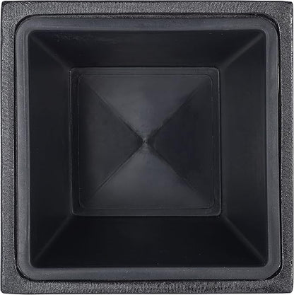SAFAVIEH Outdoor Collection Larlen Black Concrete Planter (Fully Assembled)