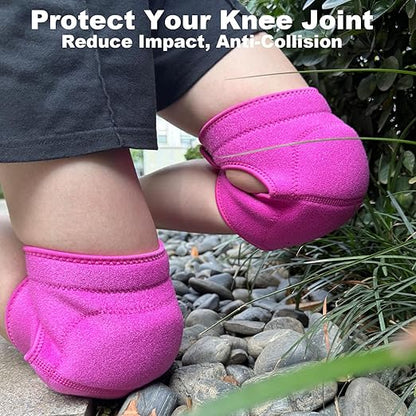 Knee Pads for Kneeling Work, Soft Garden Knee Pad for House Cleaning Worker, Waterproof Foam Cushion, Safety Knee Protector for Flooring and Carpet Installers, Prefect Gifts for Mens Womens for Christmas, Pink L (1 Pair)