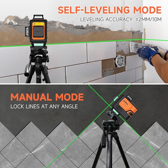 4D Laser Level with Receiver and Tripod, Class Ⅱ