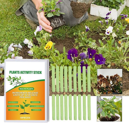 REDYY 18/36Pcs Plant Fertilizers Bar Indoor Plant Food Spikes Fertilizers Sticks Outdoor Plant Nutrition Bar Growth Reduce Waste of Nutrients, 2 sets