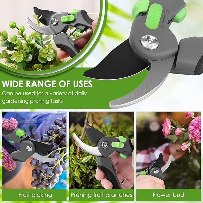 1 Pack Gardening Shears Pruning Garden Scissors Pruning Scissors For Gardening Pruner Shears With Rust Resistant Steel Blade Effortlessly Cuts