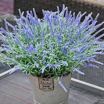 alyptus UV Resistant Artificial Plants Outdoors 16 Bundles