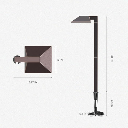 GOODSMANN Low Voltage Landscape Lights Landscape Lighting Pathway Light Wired Outdoor Walkway Lights 0.7W LED 100 Lumen Oil Rubbed Bronze Finish Warm White with Cable Connectors Metal Stakes