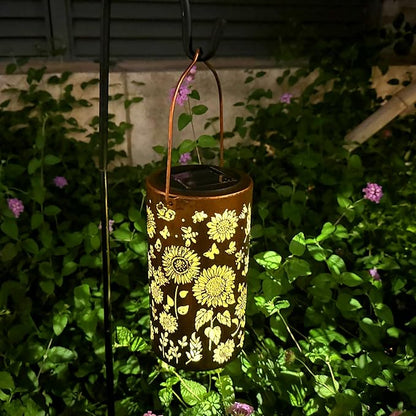 2Pack Sunflower Solar Lanterns Outdoor Waterproof, Birthday Gifts for Women Mom Grandma, Hanging Solar Lights for Yard, Patio, Porch, Garden Decor, Christmas Gifts for Her/Him