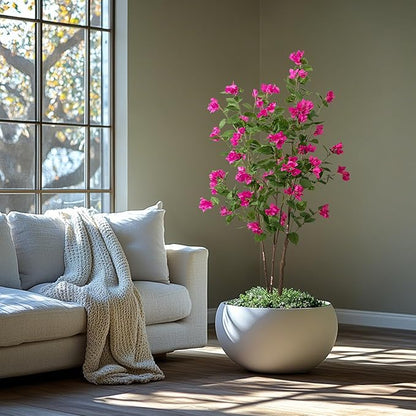 Fake Tree Bougainvillea Artificial 5 Feet Tall Fake Plant Faux Trees Indoor Faux Bougainvillea Artificial Trees Tall Artificial Plants Indoor Applies to Indoor Home Decor Office Hotel Decor
