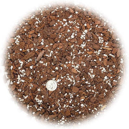 Premium Monstera Soil Mix by Gardenera - Perfect Drainage and Moisture Retention for Swiss Cheese Plant (2 Quart)