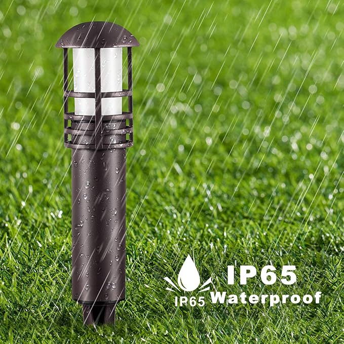 Outdoor Landscape Lights - Low Voltage Aluminum Construction, Waterproof 12V 3W 3000K Warm-Yellow Light (12-Pack)