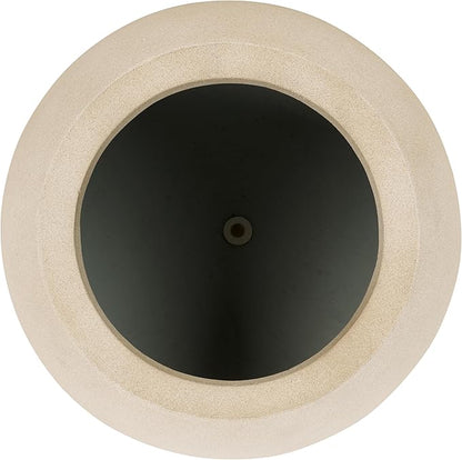 SAFAVIEH Outdoor Collection Gerand Modern Beige Concrete Ficonstone Sphere Planter Pot