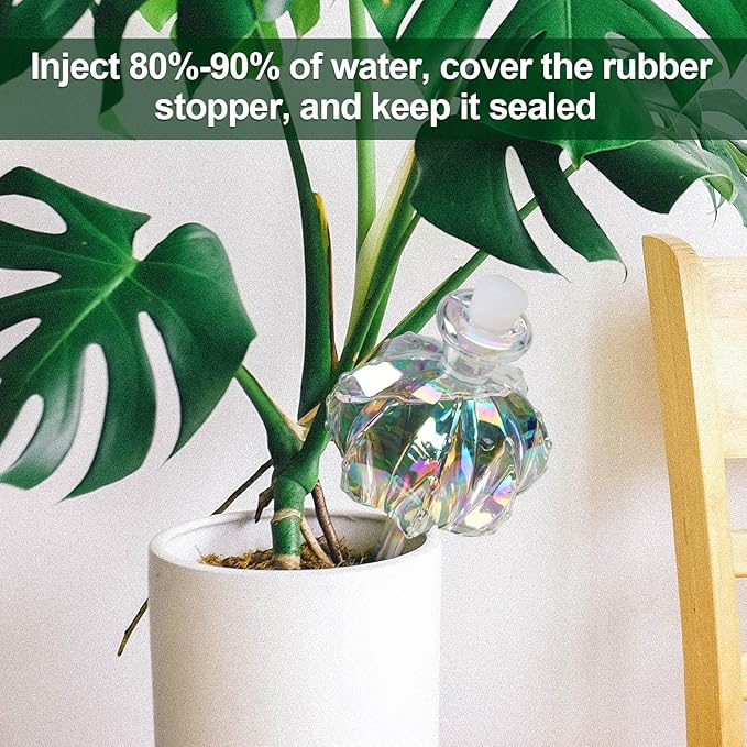 Self Watering Planter Insert. Plant Watering Devices. Plant Watering Bulbs. 3-PCS Plant Watering Globes. Rainbow Colors Cactus Shape Self Watering Globes Large. Plant Lover Gifts