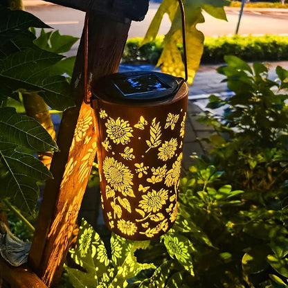 2Pack Sunflower Solar Lanterns Outdoor Waterproof, Birthday Gifts for Women Mom Grandma, Hanging Solar Lights for Yard, Patio, Porch, Garden Decor, Christmas Gifts for Her/Him