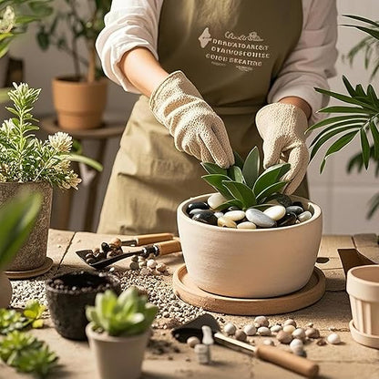 Pebbles for Indoor Plants, 2lbs Colorful River Rocks 1-2 Inch Decorative Pebbles for Planters, High Polished Stones for Vase Filler Fish Tank Landscaping Garden