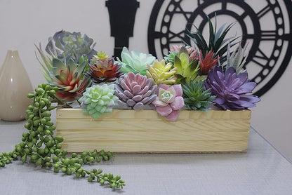 DECOROUS Fake Succulents Unpotted - 20 Pack - Realistic Succulent Plants Artificial - Large Faux Succulent Bulk DIY Home Decor - Fake Plant Cactus Greenery - Premium Mini Artificial Succulent Flowers