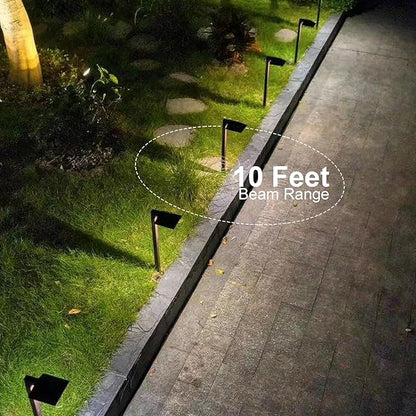 GOODSMANN Low Voltage Landscape Path Lights 0.6W LED Sidewalk Landscape Lighting 22 Lumen Outdoor Electric Walkway & Pathway Lights Wired Bronze Finish 3100K Warm White with Cable Connectors