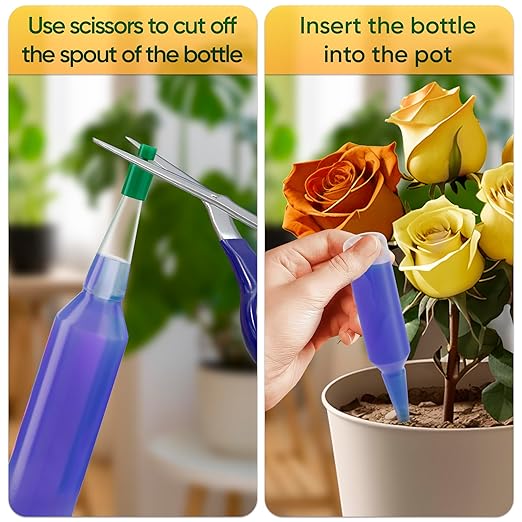 All-Purpose Liquid Plant Food Fertilizer | Easy Use No-Mix Spikes for Indoor House Plants & Outdoor Flowers | Bloom Booster Nutrient Solution for Vibrant Growth & Strong Roots | Made in The USA