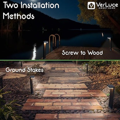 Solar Pathway Lights - Walkway Solar Lights for Outside - PIR Sensor & Two Lighting Modes - Rechargeable Battery Lasts Up To 55 Hours - 3000K - IP44 Weather Resistant - 2 Pack - 20.5" Height