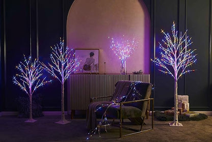 Birchlitland LED Birch Tree 6FT 330L Multiple Colors Fairy Lights, Lighted Trees for Indoor Outdoor Home Thanksgiving Christmas Holiday Decoration…