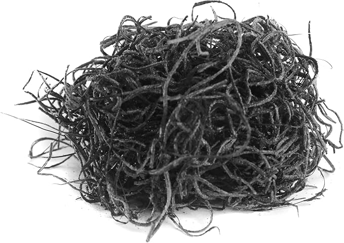 SuperMoss (26957) Preserved Spanish Moss – Decorative Moss for Crafts, Potted Plants, Fairy Gardens, Vase Filler, Floral Arrangements & Indoor/Outdoor Garden Projects, 120 Cu in, Black