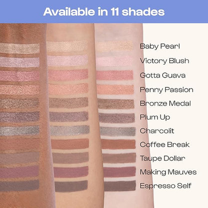 ALLEYOOP 11th Hour Cream Eye Shadow Sticks - Gotta Guava (Shimmer) - Award-winning Eyeshadow Stick - Smudge-Proof and Crease Proof for Over 11 Hours - Easy-To-Apply and Compact for Travel, 0.05 Oz
