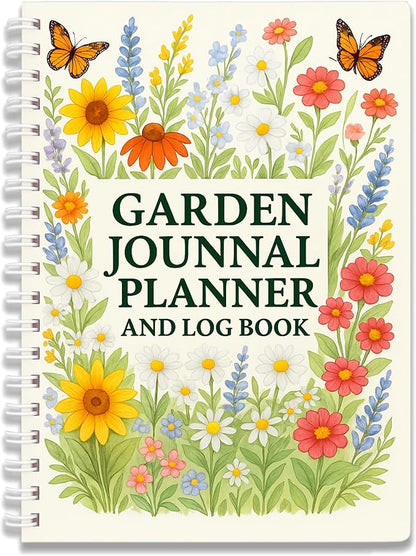 Garden Planner – Garden Journal Planner and Log Book with Monthly & Weekly Checklists, Gardening Journal for Plant Care, Budget, and Harvest Tracking