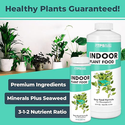 TPS NUTRIENTS Indoor Plant Food for Houseplants, Liquid Fertilizer, 1 Gallon (128 oz)