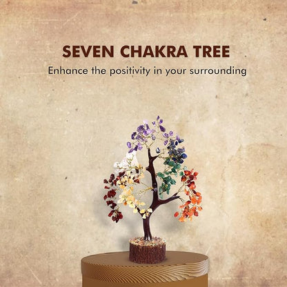 Wonder Care Handmade Seven Chakra Tree of Life,Crystals and Healing Stone Tree, Healing Crystal Tree for Positive Energy, 7 Chakra Tree, Spiritual Gifts, Feng Shui Tree, for Women