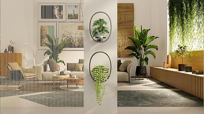 2 Pack Plant Stand Indoor Outdoor Hanging Planters for Plants Wall Plant Holder for Indoor Plants Plant Frames Wall Decor for Livingroom Bedroom Balcony Patio