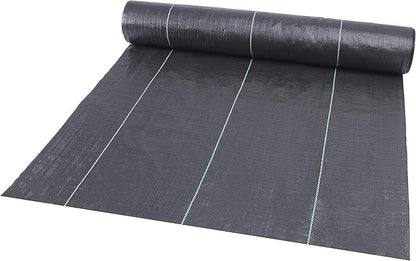 Weed Barrier Fabric 3.2oz Heavy Duty - 4ft x 300ft Landscape Fabric | Easy Install & Rugged Plastic Ground Cover Weed Barrier with UV Protection for Gardens, Landscaping Fabric