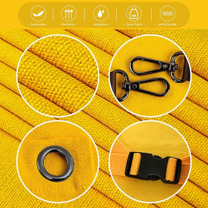 10 Pack Kitchen Aprons, Work Apron, Canvas, Multiple Pockets, Gardening, Painting, BBQ, Artist, Carpenter, Sizes M to XXL, Yellow
