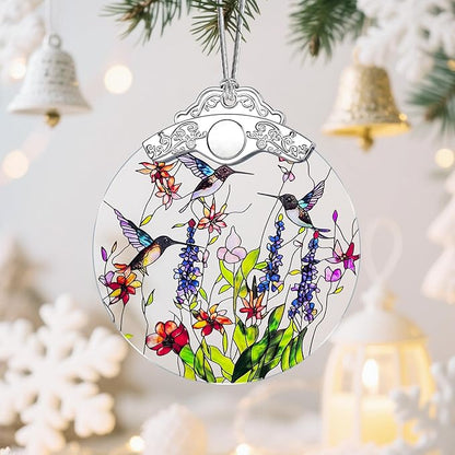 Hummingbird Christmas Ornaments: Christmas Tree Ornaments, Holiday Decor for Butterfly Lover, Stocking Stuffers, Gift Ideas, Housewarming Gift, Xmas Gifts & Gifts for Women, Friends and Neighbors