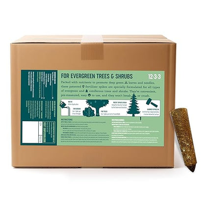Fertilizer Spikes for Evergreen Trees & Shrubs (72 Spikes - 18.0 Lbs)