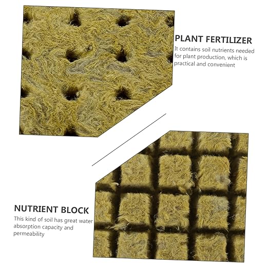 Sosoport 75pcs Indoor Plants Slow Release Fertilizer Spikes for Soil Blocker Plant Peat Block Gardening Soil Block