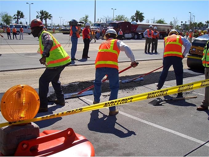 MARSHALLTOWN Asphalt Lute Rake, Sharp 36 Inch Blade, 72 Inch Aluminum Handle, T Connector, Made in The USA, RED700029C