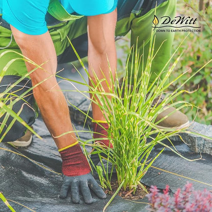 Dewitt SBLT4300 Sunbelt Ground Cover Weed Barrier, 4 x 300-Feet, Black (6 Pack)