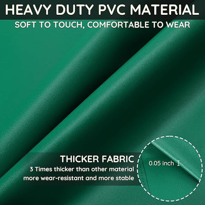 Thicker Rubber Apron, Extra Long Adjustable Apron, Heavy Duty Oil&Chemical Resistant Waterproof Work Aprons