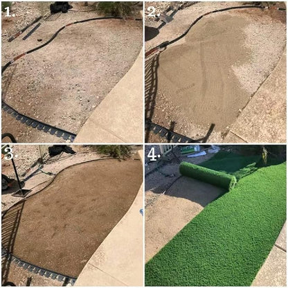 Artificial Grass Turf, 11ft x 25ft (275 ft²) 20mm Pile Height Indoor Outdoor Synthetic Realistic Faux Fake Astroturf Rug Carpet Mat for Balcony Decor Playground Patio Dogs