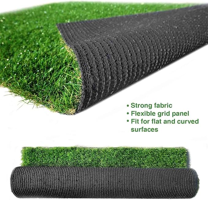 LITA Realistic Artificial Grass Turf Lawn Customized Size 10 x 60 Feet, 1.38" Indoor Outdoor Garden Lawn Landscape Synthetic Grass Mat Fake Grass Rug