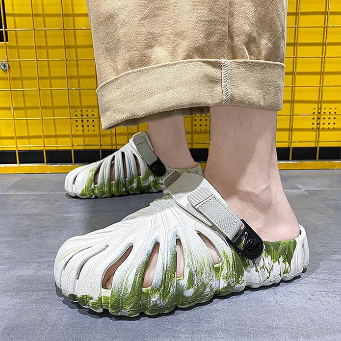 Optigard Monstera Slippers for Women and Men,Monstera EVA Thick Sole Pillow Slippers,Non Slip Quick Drying Breathable Beach Monstera Slides