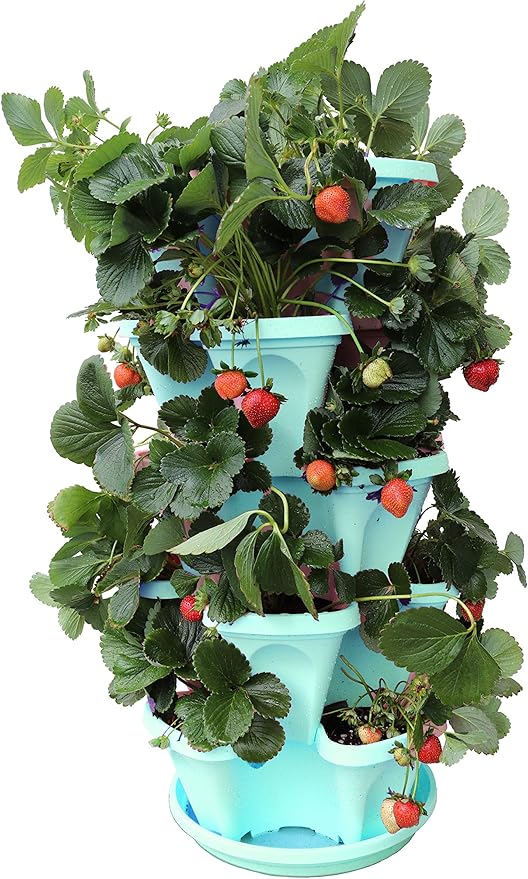 Mr. Stacky Vertical Gardening Planters (Tiffany Blue)