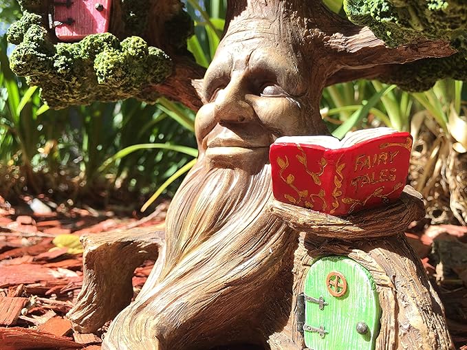 GlitZGlam Fairy Garden Enchanted Joshua's Miniature Tree (10.5 Inch Tall) for Fairies and Lawn Gnomes - A Garden Accessory
