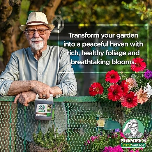 Monty’s Premium Liquid Soil Conditioner with Humic Acid, Organic Amendment for All Soil Types, Increases Moisture Retention & Nutrient Uptake, Enhances Health & Microbial Activity - 32oz