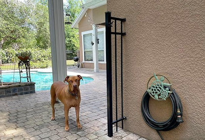 Verdigris Bronze Finish Cast Iron Sea Turtle Decorative Wall Mounted Hanging Garden Hose Hanger - 12 Inches Diameter - Ocean-Inspired Hose Holder Décor
