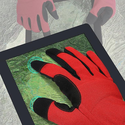 High Performance Work Gloves For Men(3 Pairs Pack), High Dexterity Touch Screen For Multipurpose,Excellent Grip (XX-Large)