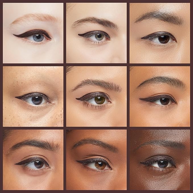 LAURA GELLER NEW YORK Kajal Longwear Kohl Eyeliner Pencil - Smoky Taupe Kohl - Caffeine and Vitamin E - Smooth & Blendable Liner - Built-In Sharpener