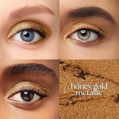 Julep Eyeshadow 101 Cream-to-Powder Waterproof Shadow Stick – Honey Gold Shimmer – Long-Lasting, Crease-Proof, Warm Golden Shimmer Cream Eyeshadow with Built-in Smudger