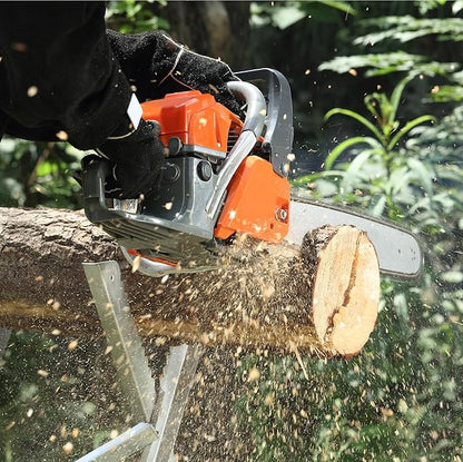 E & S 3 Pack 8 Inch Chainsaw Chain 3/8" LP Pitch .043" Gauge 34 Drive Links Semi-Chisel Chain Saw Chains for Husqvarna, Poulan, Craftsman, Greenworks and More Chainsaw Brands